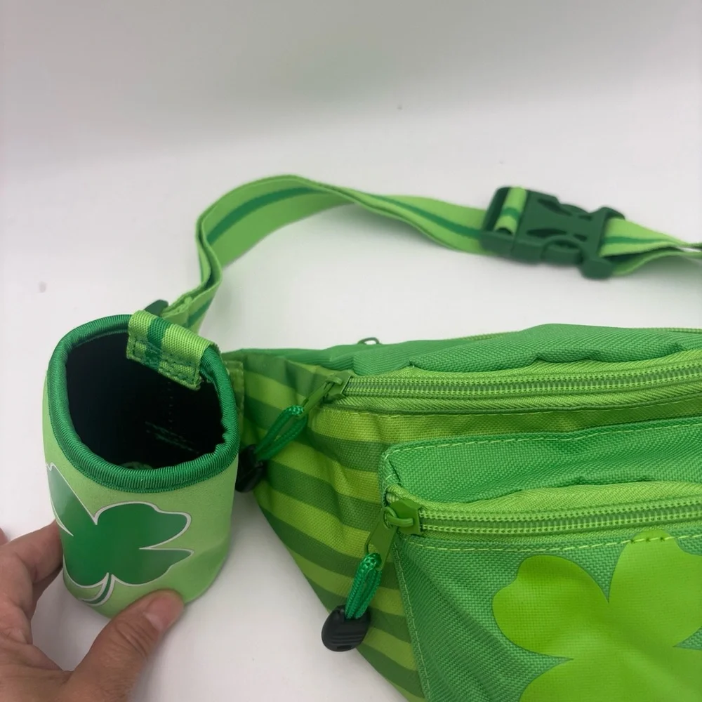 Tipsy Elves Green Shamrock Kids Fanny Pack‎